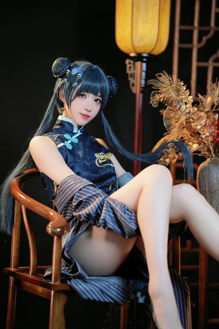 宮本桜《蔚蓝档案 妃咲》主题写真：42张全套美图