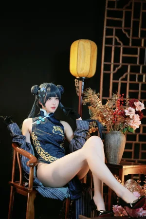 宮本桜《蔚蓝档案 妃咲》主题写真：42张全套美图