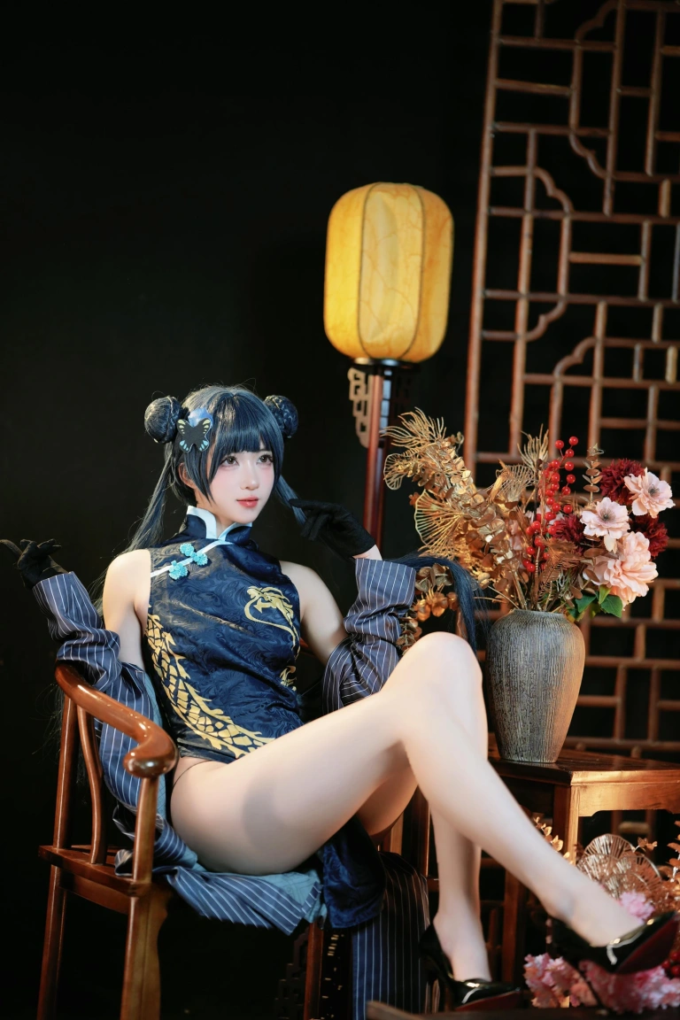 宮本桜《蔚蓝档案 妃咲》主题写真：42张全套美图