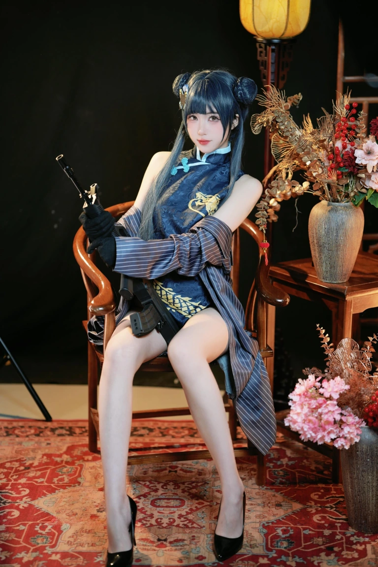 宮本桜《蔚蓝档案 妃咲》主题写真：42张全套美图