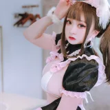 恩田直幸《猫耳黑粉女仆》主题写真：45张全套美图