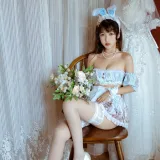 不呆猫《兔子女友》主题写真：55张全套美图