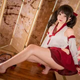 花铃《小巫女》主题写真：85张全套美图