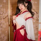 花铃《小巫女》主题写真：85张全套美图