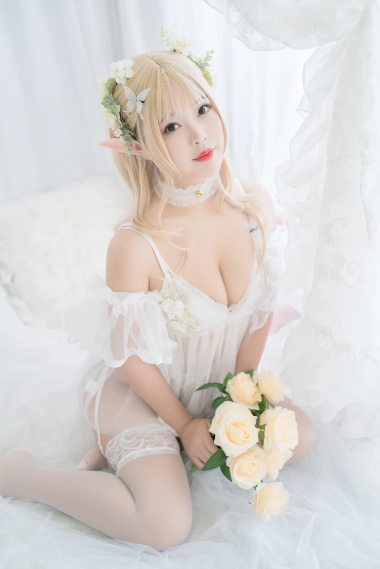 白烨《花精灵》主题写真：92张全套美图，含17个视频