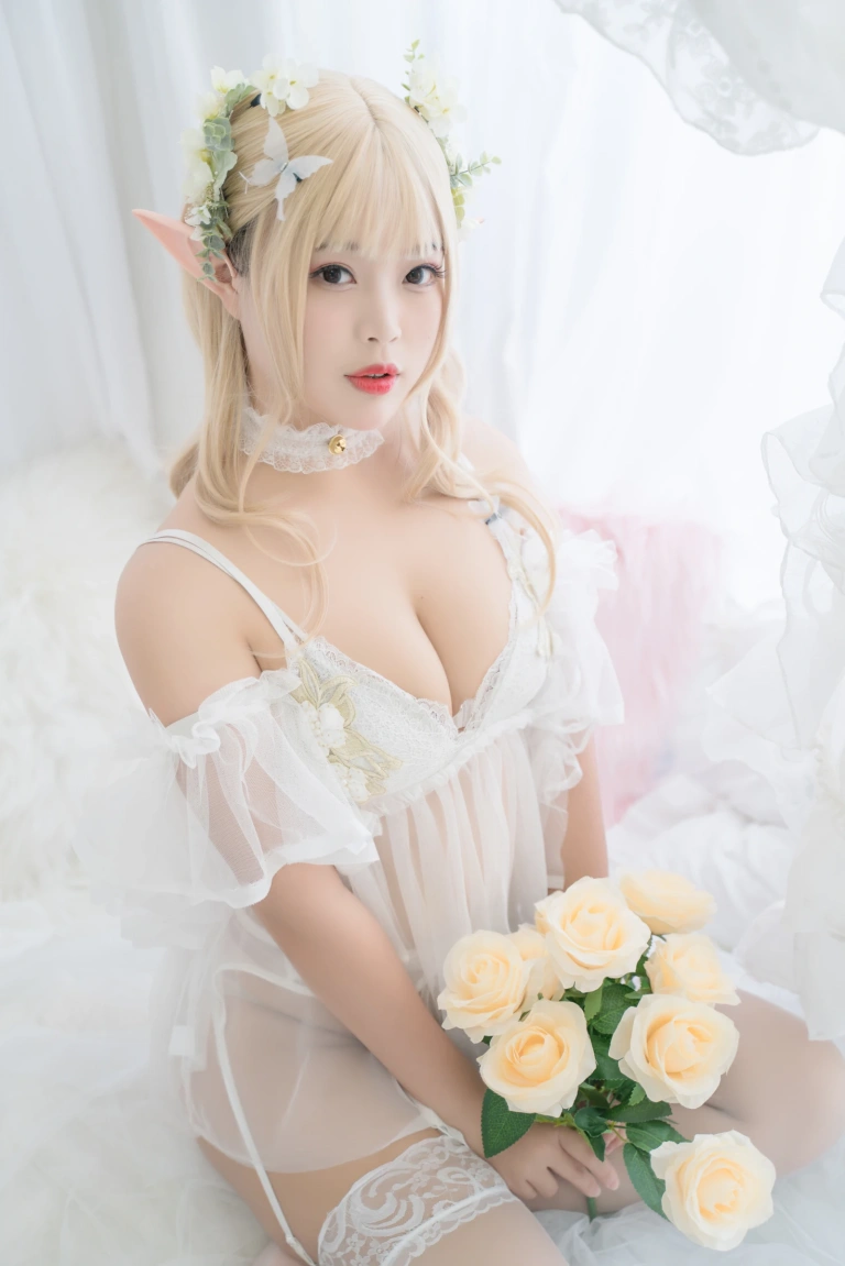 白烨《花精灵》主题写真：92张全套美图，含17个视频