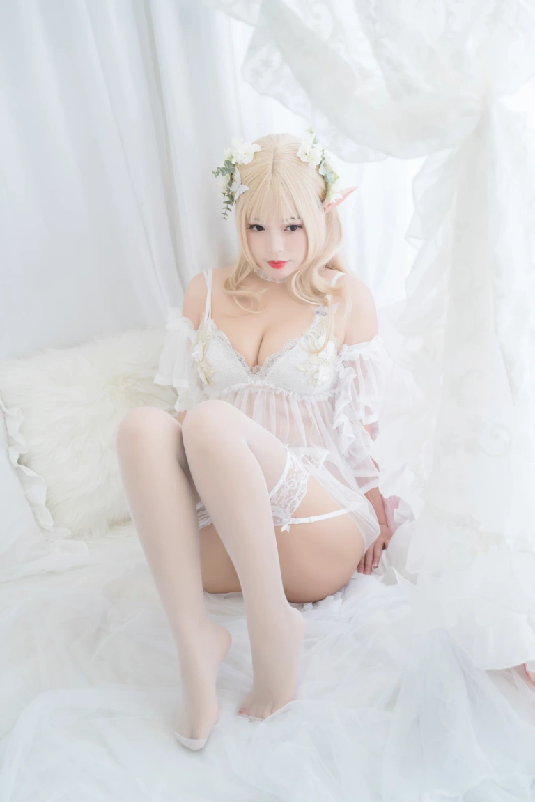 白烨《花精灵》主题写真：92张全套美图，含17个视频