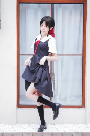 桜桃喵《四宫辉夜》主题写真：10张全套美图