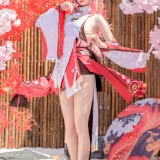 焖焖碳《八重神子》主题写真：15张全套美图