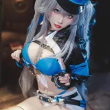 宮本桜《交错战线 刃齿女警》主题写真：22张全套美图
