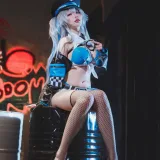 宮本桜《交错战线 刃齿女警》主题写真：22张全套美图