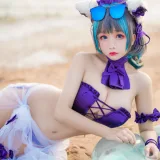 日奈娇(椎名莜)《柴郡猫泳装》主题写真：41张全套美图