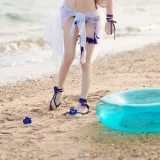 日奈娇(椎名莜)《柴郡猫泳装》主题写真：41张全套美图