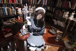 九柒喵《女仆教育 没落贵族·琉璃川椿》主题写真：66张全套美图