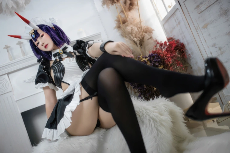 羽生三未《FGO 酒吞童子女仆》主题写真：20张全套美图