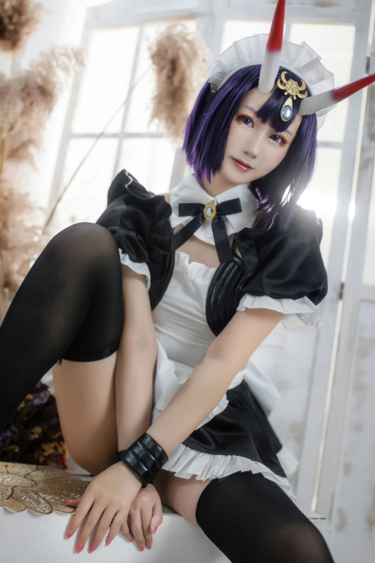 羽生三未《FGO 酒吞童子女仆》主题写真：20张全套美图