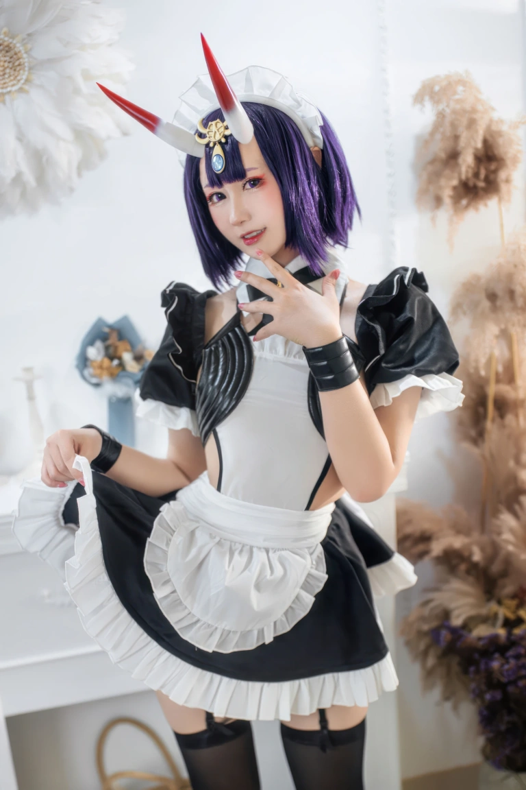 羽生三未《FGO 酒吞童子女仆》主题写真：20张全套美图