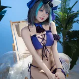 是一只熊仔《柴郡》主题写真：100张全套美图