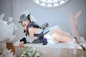 是一只熊仔《柴郡》主题写真：100张全套美图