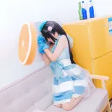 面饼仙儿《黑猫打歌服》主题写真：12张全套美图