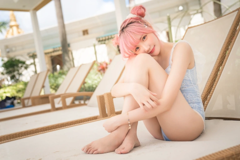 瓜希酱《度假水着+玛修下着 写真限量电子版》主题写真：20张全套美图