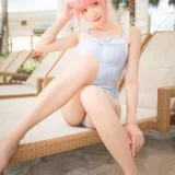 瓜希酱《度假水着+玛修下着 写真限量电子版》主题写真：20张全套美图
