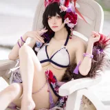 九柒喵《蔚蓝档案 狐坂若藻泳装》主题写真：23张全套美图