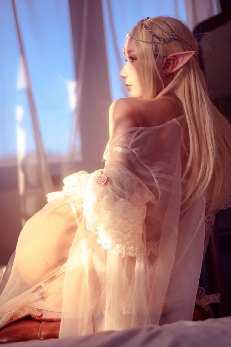 阿包也是兔娘《精灵》主题写真：25张全套美图