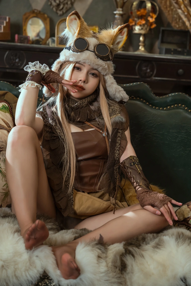 七月喵子《幻想兽娘集月食 波克塔耶子》主题写真：25张全套美图