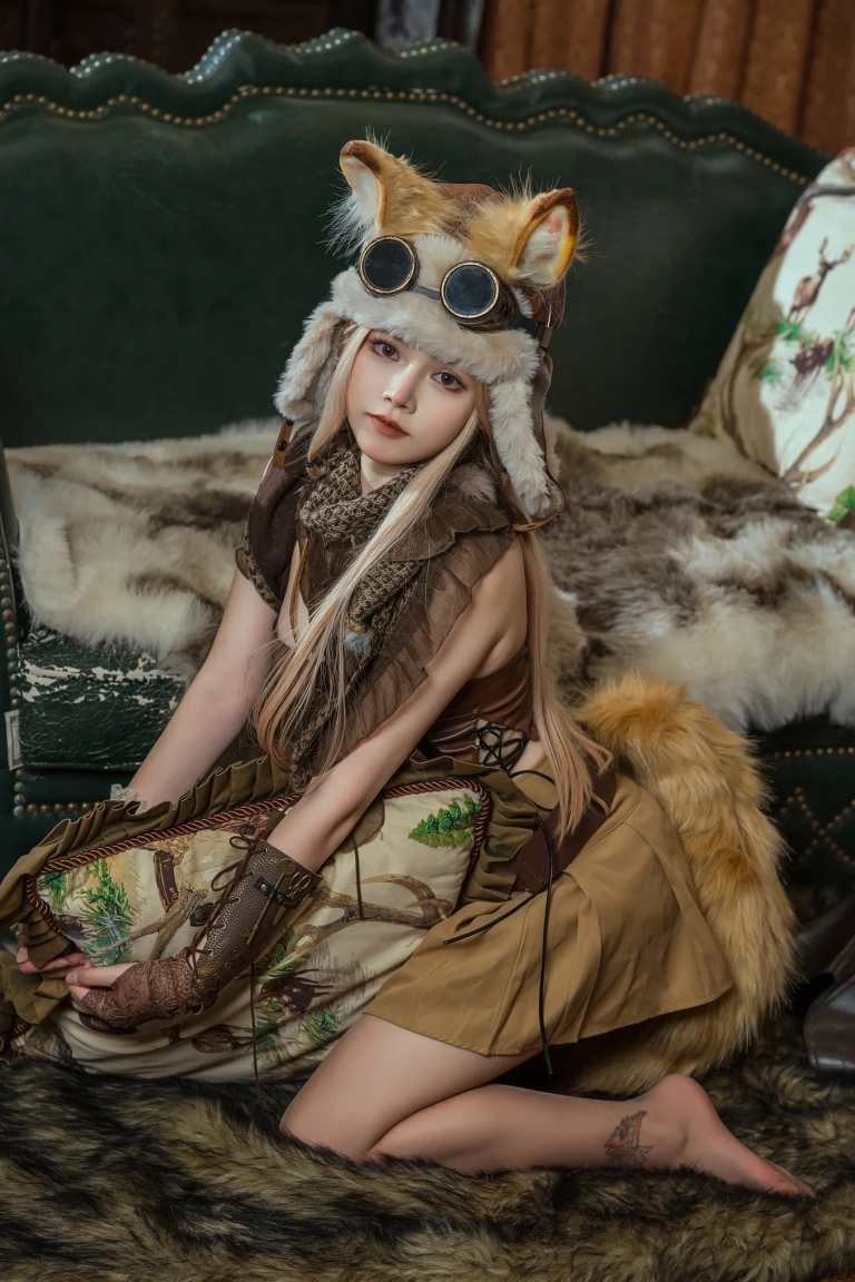 七月喵子《幻想兽娘集月食 波克塔耶子》主题写真：25张全套美图
