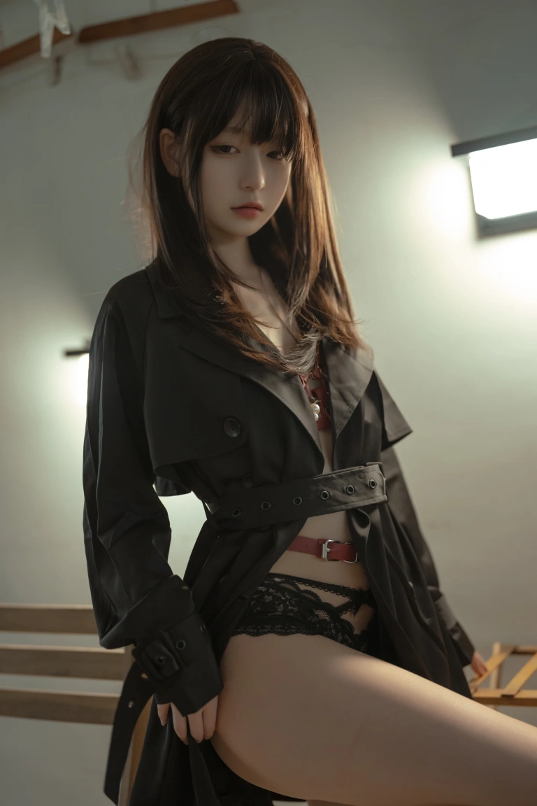 迷之呆梨《炙热》主题写真：42张全套美图
