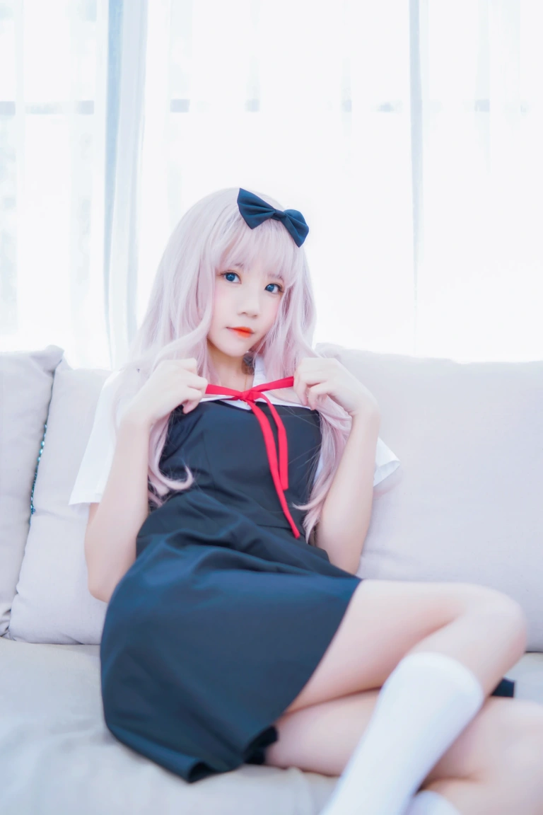 桜桃喵《藤原千花》主题写真：48张全套美图