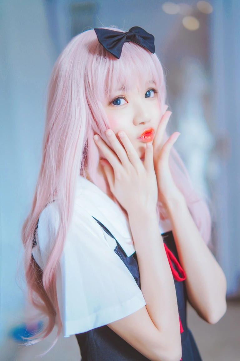 桜桃喵《藤原千花》主题写真：48张全套美图