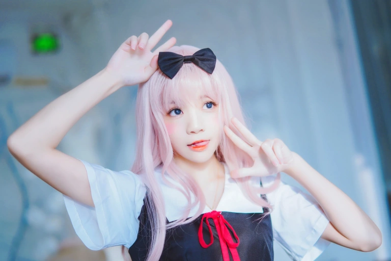 桜桃喵《藤原千花》主题写真：48张全套美图