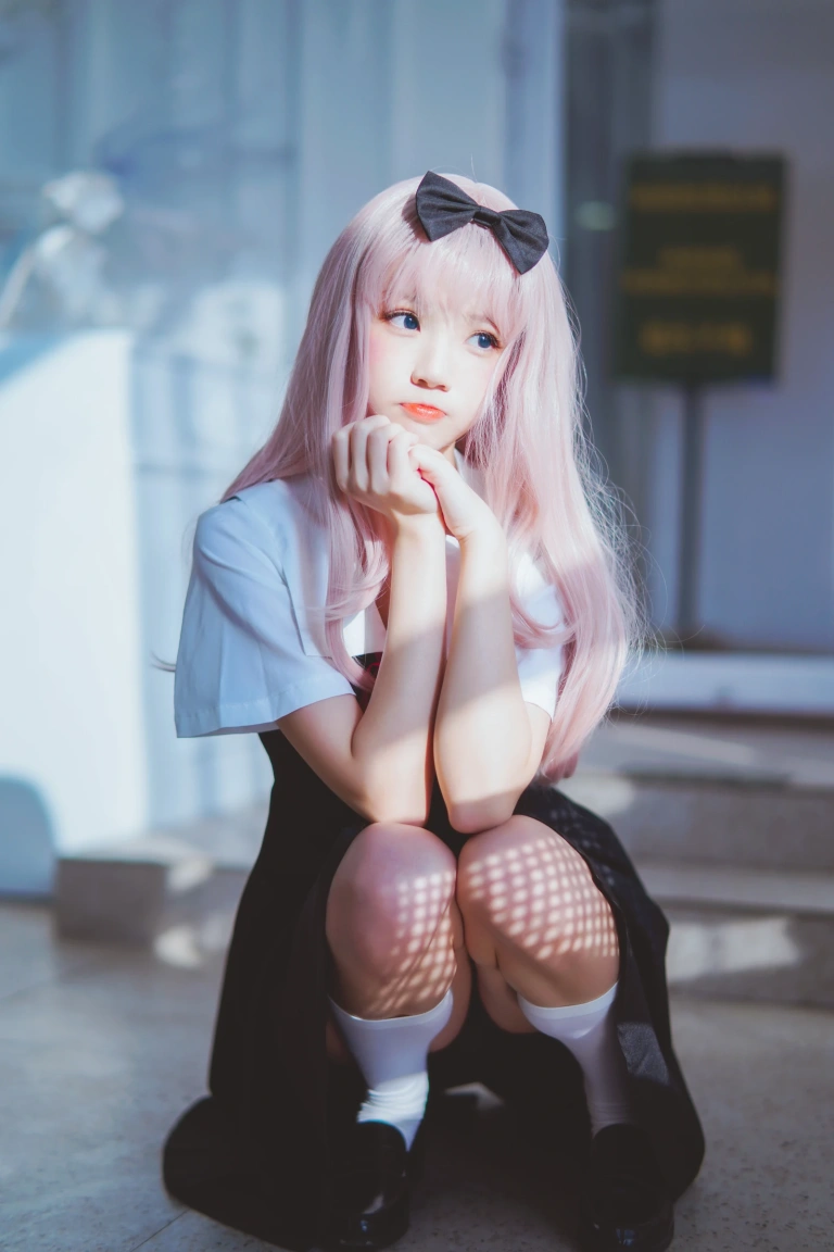 桜桃喵《藤原千花》主题写真：48张全套美图