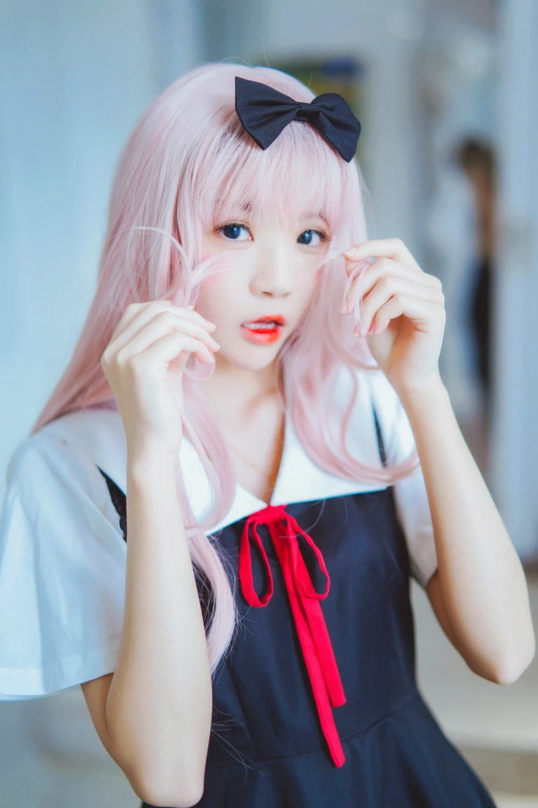 桜桃喵《藤原千花》主题写真：48张全套美图