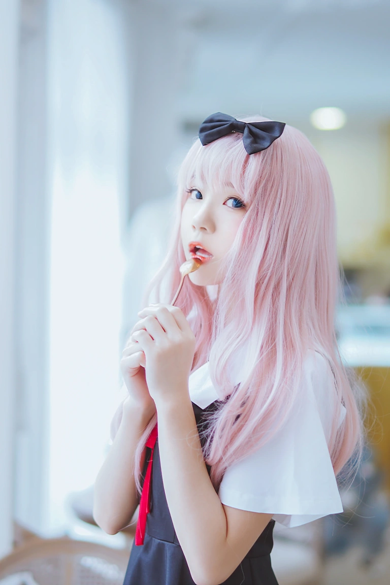 桜桃喵《藤原千花》主题写真：48张全套美图