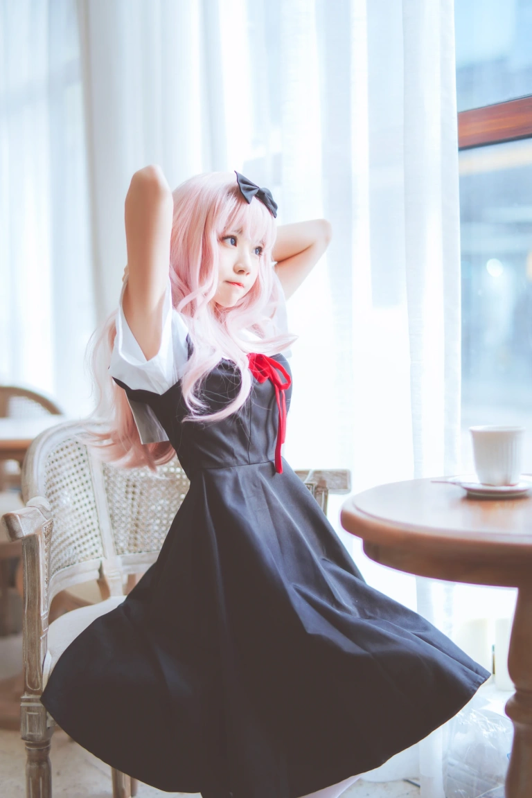 桜桃喵《藤原千花》主题写真：48张全套美图