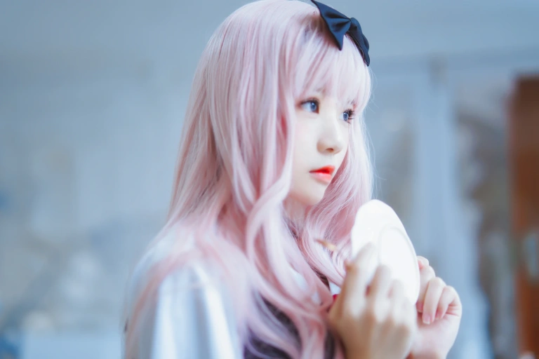 桜桃喵《藤原千花》主题写真：48张全套美图
