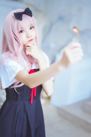 桜桃喵《藤原千花》主题写真：48张全套美图