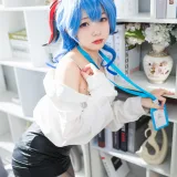 花铃《甘雨秘书OL》主题写真：93张全套美图
