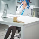 花铃《甘雨秘书OL》主题写真：93张全套美图