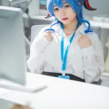 花铃《甘雨秘书OL》主题写真：93张全套美图