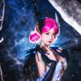 桜桃喵《天鹅之梦》主题写真：12张全套美图