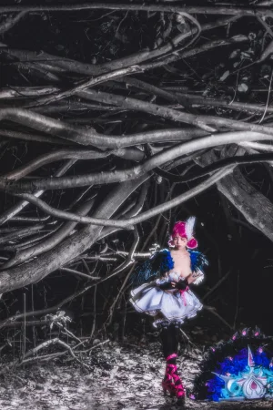 桜桃喵《天鹅之梦》主题写真：12张全套美图