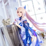焖焖碳《珊瑚宮心海》主题写真：15张全套美图