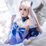 焖焖碳《珊瑚宮心海》主题写真：15张全套美图