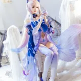 焖焖碳《珊瑚宮心海》主题写真：15张全套美图