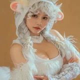 七月喵子《幻想兽娘集日食 伊卡》主题写真：22张全套美图