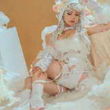 七月喵子《幻想兽娘集日食 伊卡》主题写真：22张全套美图